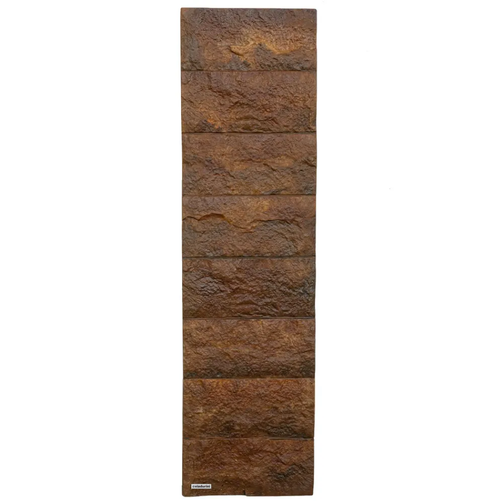 Viadurini Radiators Heizkörper Elektrisch-Elektrischer Heizkörper Corten-Finish in italienischem Marmorpulver - Terraa