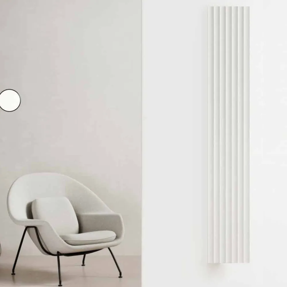 Viadurini Radiators Heizkörper Elektrisch-Elektrisches Wandheizkörperdesign in modernem Aluminium 1000 W - 100 Leitungen