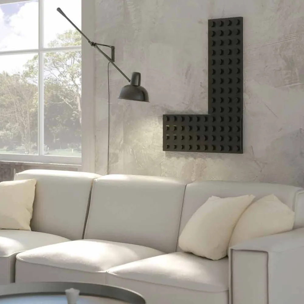 Scirocco H Heizkörper Elektrisch-Elektroheizkörper Lego farbig in modernem Design Brick von