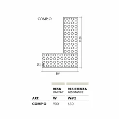 Scirocco H Heizkörper Elektrisch-Elektroheizkörper Lego farbig in modernem Design Brick von