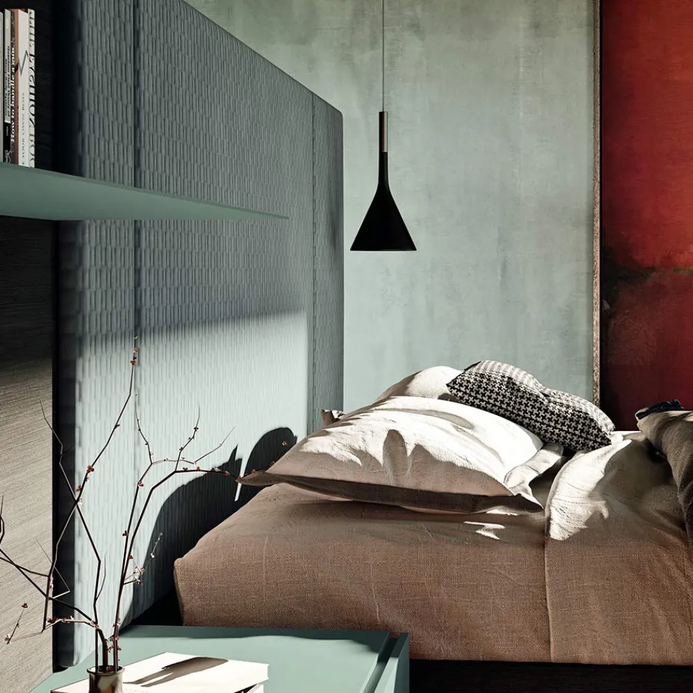 Viadurini Night Design Schlafzimmer Komplett-7-Elemente Schlafzimmermöbel Made in Italy - Ruby