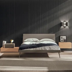 Viadurini Night Design Schlafzimmer Komplett-5-Elemente Schlafzimmermöbel im modernen Stil Made in Italy - Diamond