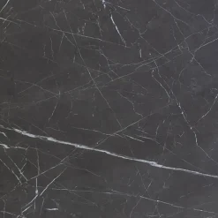 Viadurini Living Esstische-Elliptischer Esstisch aus Stahl und polierter Keramik Florim - Gelsino