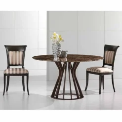 Viadurini Living Esstische Nach Mass|Esstische-Emperador Marmortisch mit Bronze Metall Caesar Basis