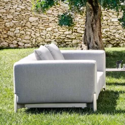 Viadurini in the Garden Stoffsessel-Entspannen Sie Garten Sessel Aluminium und Stoff, Design in 3 Ausführungen - Filomena