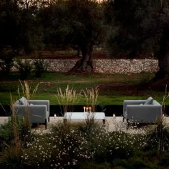 Viadurini in the Garden Stoffsessel-Entspannen Sie Garten Sessel Aluminium und Stoff, Design in 3 Ausführungen - Filomena