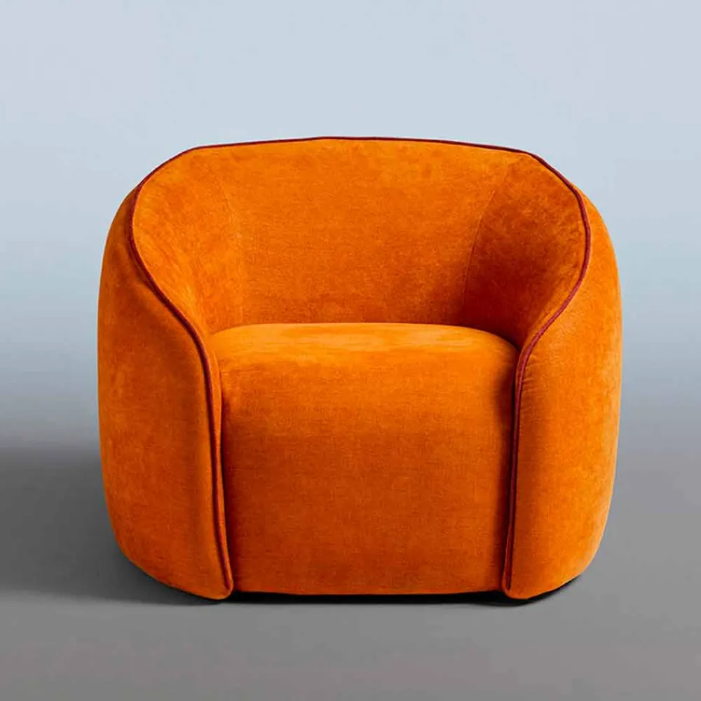 Viadurini Living Moderne Sessel-Entspannender Sessel, modernes Design, hergestellt in Italien, aus farbigem Stoff – Baloo