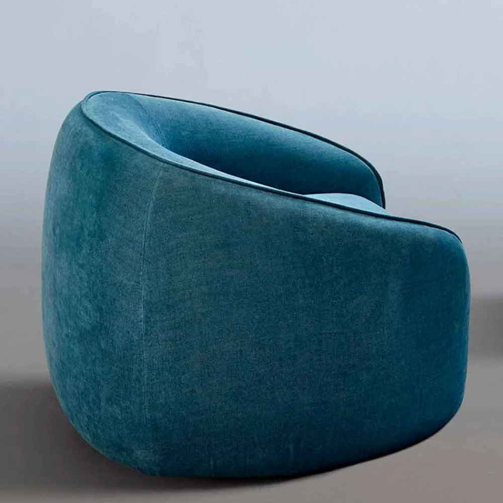 Viadurini Living Moderne Sessel-Entspannender Sessel, modernes Design, hergestellt in Italien, aus farbigem Stoff – Baloo