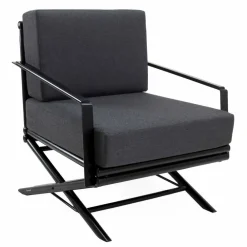 Viadurini in the Garden Holzsessel-Entwerfen Sie einen Outdoor-Sessel aus Natur- oder Schwarzholz mit Kissen - Suzana