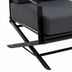 Viadurini in the Garden Holzsessel-Entwerfen Sie einen Outdoor-Sessel aus Natur- oder Schwarzholz mit Kissen - Suzana