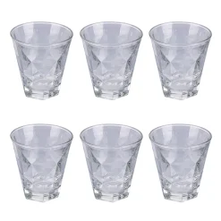 Viadurini Kitchen Gläser Set-12er Set Wassergläser 280 ml aus handgefertigtem Glas - Tasse
