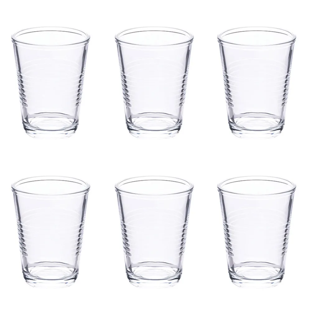 Viadurini Kitchen Gläser Set-12er Set Wassergläser 270 ml aus handgefertigtem Glas - Tasse