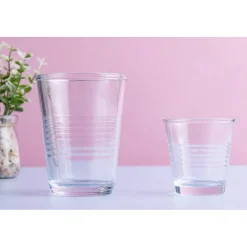 Viadurini Kitchen Gläser Set-12er Set Wassergläser 270 ml aus handgefertigtem Glas - Tasse