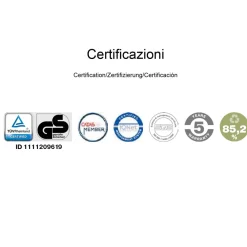 Viadurini Living Bürosessel-Ergonomischer Bürodrehstuhl mit Rollen und Kopfstütze - Gimiglia