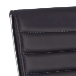 Viadurini Living Bürosessel-Ergonomischer Bürosessel mit Armlehnen aus Stahl und Kunstleder - Mantica