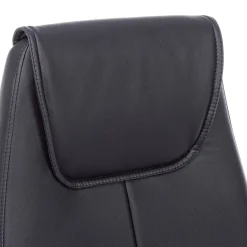 Viadurini Living Bürosessel-Ergonomischer Bürostuhl aus Stahl und schwarzem oder braunem Kunstleder - Matilda