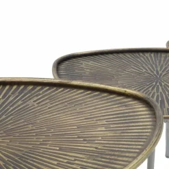 Viadurini Living Moderne Couchtische-3er-Set Couchtische aus Eisen im modernen Design - Marla