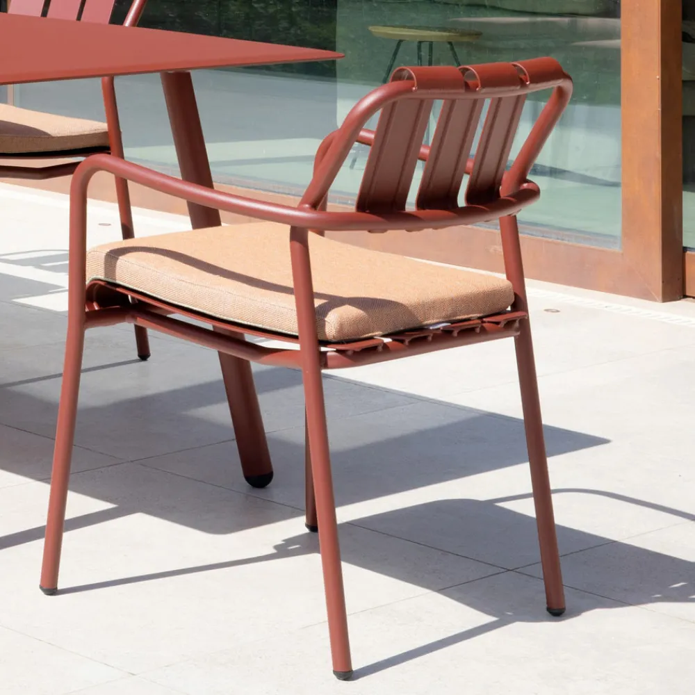 Viadurini in the Garden Metallsessel-2er-Set Gartensessel komplett aus Aluminium - Resplendent