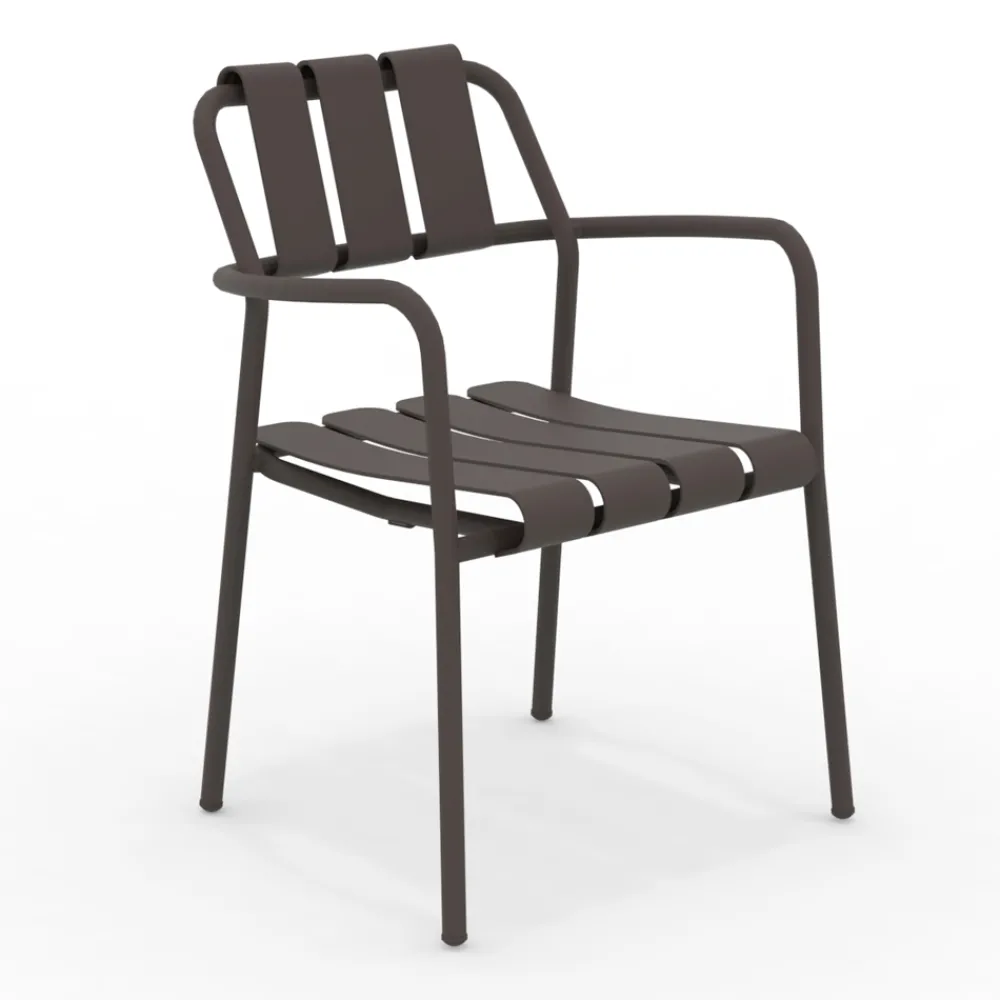 Viadurini in the Garden Metallsessel-2er-Set Gartensessel komplett aus Aluminium - Resplendent