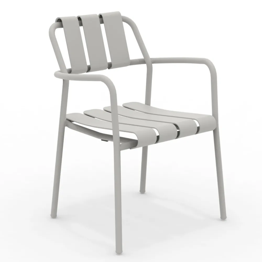 Viadurini in the Garden Metallsessel-2er-Set Gartensessel komplett aus Aluminium - Resplendent