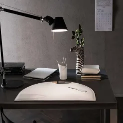 Limac Design Bürozubehör-5er-Set Schreibtischzubehör aus Leder, Made in Italy - Medea