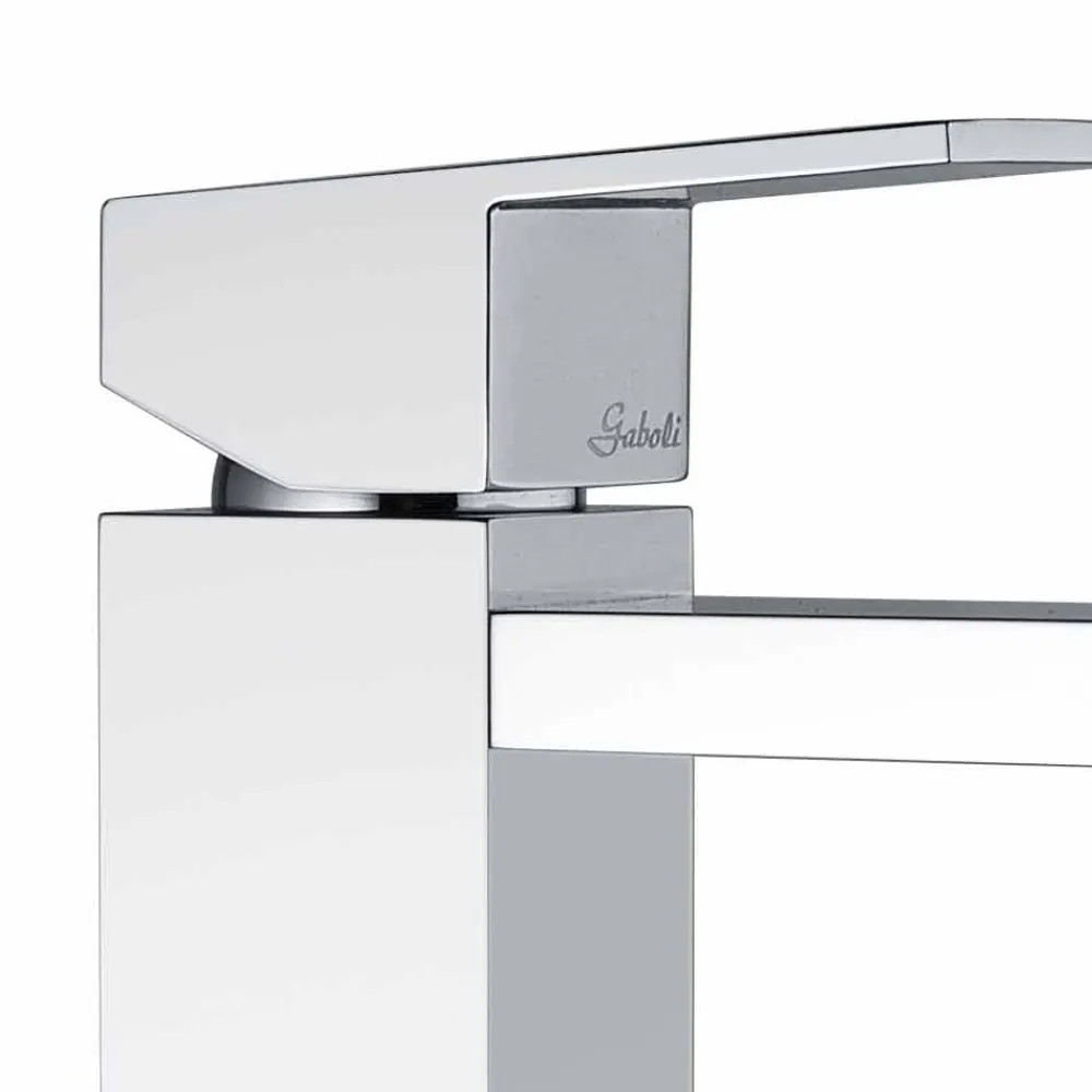 Viadurini Taps Waschbeckenarmaturen-Erweiterter Waschtischmischer ohne Abfluss Made in Italy - Medida