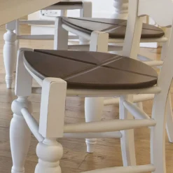 Viadurini Living Esstische Nach Mass|Esstische-Esche-Esstisch und 4 Stühle inklusive Made in Italy