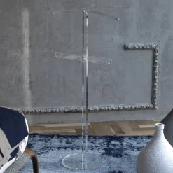 Viadurini Living Garderobenständer-Essential Bodengarderobe aus transparentem Acryl-Kristall - Ginergo