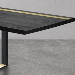 Viadurini Living Esstische Nach Mass|Esstische-Esstisch aus Asteiche und Metallelementen Made in Italy - Giusy