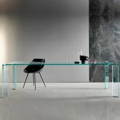 Viadurini Living Esstische Nach Mass|Esstische-Esstisch aus extra klarem Glas Luxury Design 4 Dimensions - Kuduro