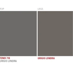 Viadurini Living Esstische-Esstisch aus Fenix und lackiertem Metall Made in Italy - Dotto