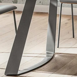 Viadurini Living Esstische-Esstisch aus Fenix und Metall Made in Italy, Luxus - Pinocchio