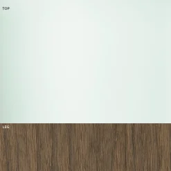 Viadurini Living Esstische Nach Mass|Esstische-Esstisch aus Glas und Beine aus Eiche oder Nussbaum Canaletto - Aschio