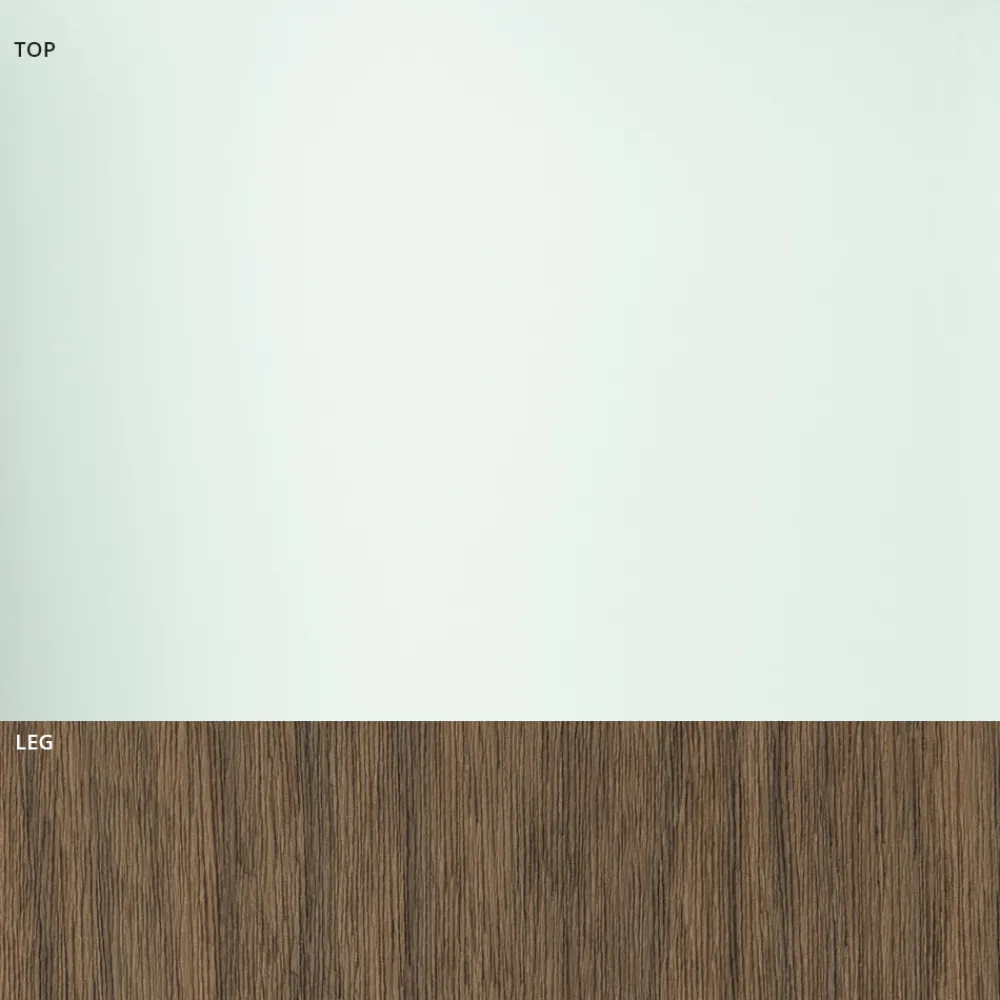 Viadurini Living Esstische Nach Mass|Esstische-Esstisch aus Glas und Beine aus Eiche oder Nussbaum Canaletto - Aschio