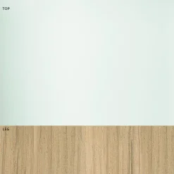 Viadurini Living Esstische Nach Mass|Esstische-Esstisch aus Glas und Beine aus Eiche oder Nussbaum Canaletto - Aschio