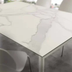 Viadurini Ausziehbare Esstische-Esstisch aus Glaskeramik verlängerung nach Bucheröffnung bis 240 cm Terni