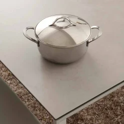 Viadurini Ausziehbare Esstische-Esstisch aus Glaskeramik verlängerung nach Bucheröffnung bis 240 cm Terni