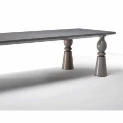 Viadurini Living Esstische-Esstisch aus grauem Eichenholz, made in Italy, Design Teseo