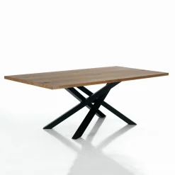 Viadurini Living Esstische-Esstisch aus massivem Birkenholz – afrikanisch