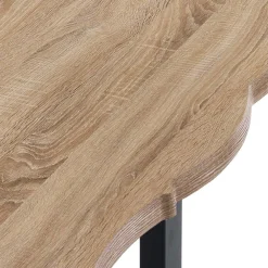 Viadurini Living Esstische-Esstisch aus Mdf mit Beinen aus schwarz lackiertem Stahl - Cheetah