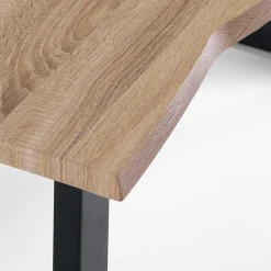 Viadurini Living Esstische-Esstisch aus Mdf mit Beinen aus schwarz lackiertem Stahl - Cheetah