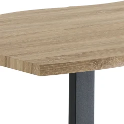 Viadurini Living Esstische-Esstisch aus Mdf mit Beinen aus schwarz lackiertem Stahl - Cheetah