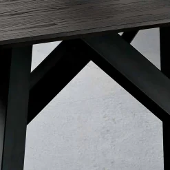 Viadurini Living Esstische-Esstisch aus MDF-Holz und Metall made in Italy, Wilmer