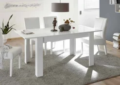 Viadurini Living Ausziehbare Esstische-Esstisch aus Melamin Ausziehbar bis 185 cm Made in Italy - Aneta