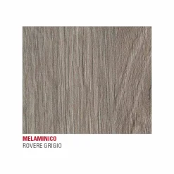 Viadurini Living Ausziehbare Esstische-Esstisch aus Melamin und lackiertem Metall Made in Italy - Remigio