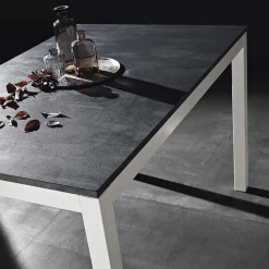 Viadurini Living Ausziehbare Esstische-Esstisch aus Metall auf 180 cm ausziehbar Made in Italy - Beatrise