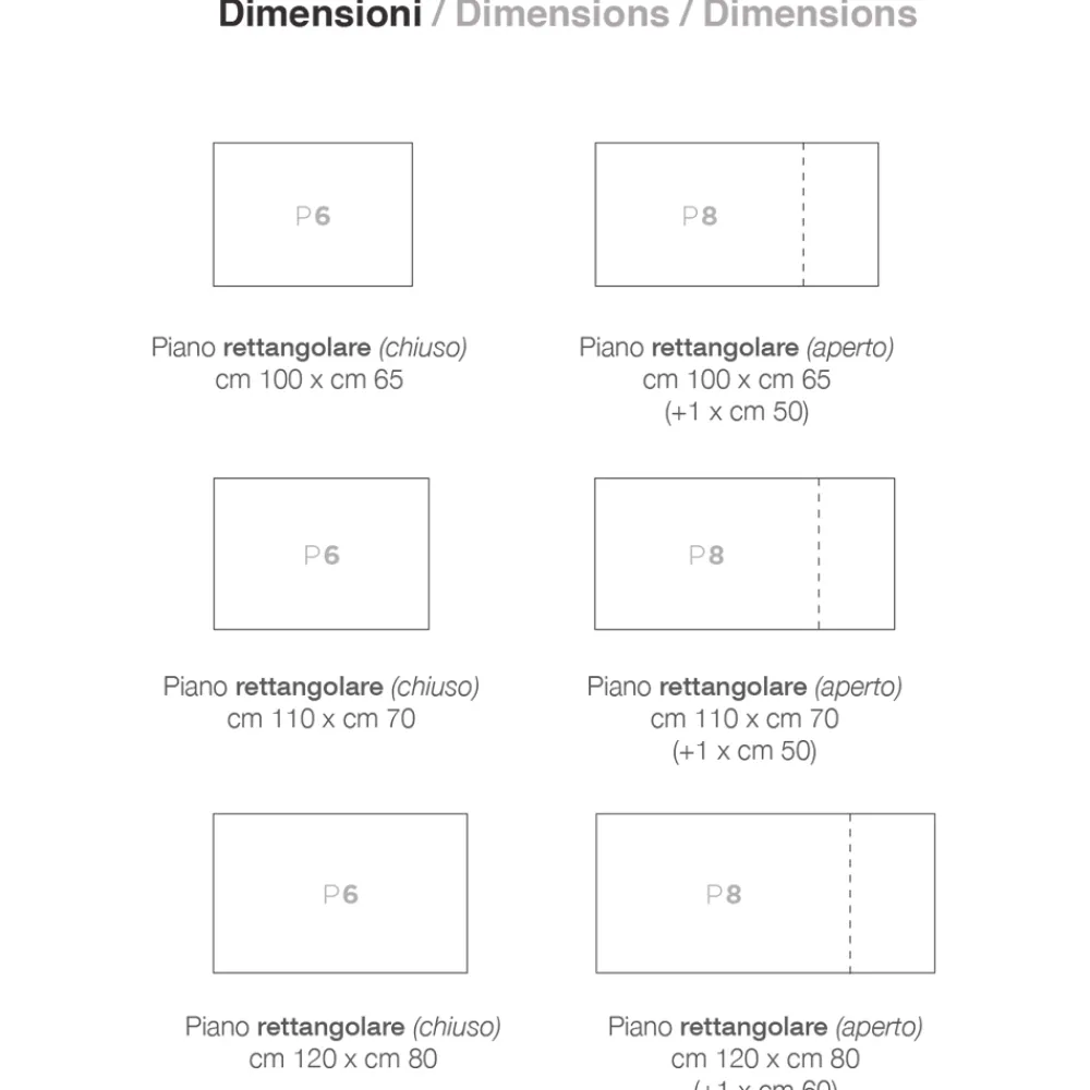Viadurini Living Ausziehbare Esstische-Esstisch aus Metall auf 180 cm ausziehbar Made in Italy - Beatrise