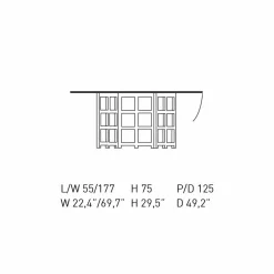 Viadurini Living Esstische-Esstisch aus schwarz lackierter Esche Made in Italy - Sabatino