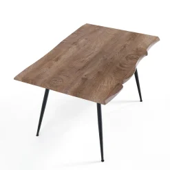 Viadurini Living Esstische-Esstisch aus Stahl mit Mdf-Platte in Eiche - Gherardo