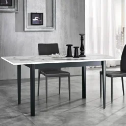 Viadurini Living Ausziehbare Esstische-Esstisch ausziehbar auf 180 cm in Buche Made in Italy - Otiello